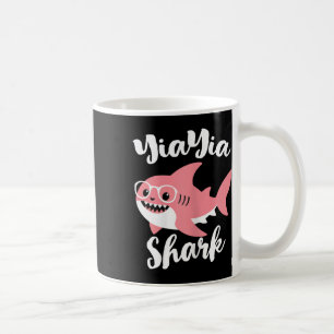 Yiayia Shark Moederdag Grandma Funny Yia-yia Koffiemok