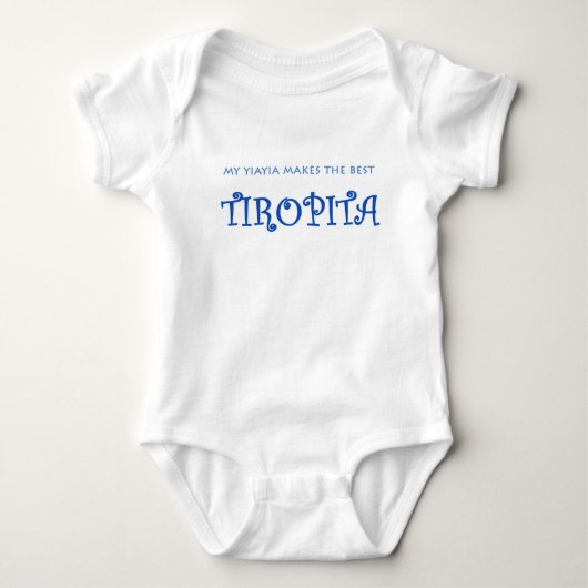 YIAYIA/TIROPITA ROMPER (Voorkant)