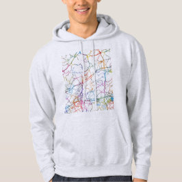 Yichun China City Map Hoodie