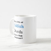 yiddische woorden koffiemok (Voorkant links)