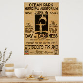 Yiddish Anti-Play  1939 WPA-Poster Poster (Keuken)