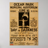 Yiddish Anti-Play  1939 WPA-Poster Poster (Voorkant)