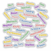 Yiddish Hall of Fame Sticker (Devant)