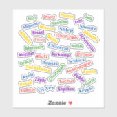 Yiddish Hall of Fame Sticker (Vel)