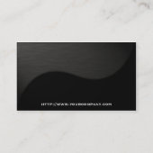 Yiin et Yang "ont équilibré" le carte de visite (Dos)