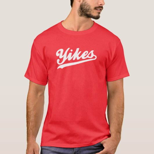 Yikes Script T-shirt (Voorkant)