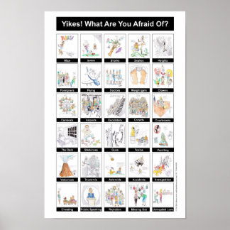 Yikes! Waar ben je bang voor? Poster