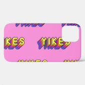 Yikes Words: Roze behang. Case-Mate iPhone Case (Achterkant (horizontaal))