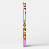 Yikes Words: Roze behang. Case-Mate iPhone Case (Achterkant / Links)