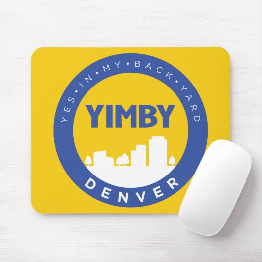 YIMBY Denver Mousepad Muismat (Met muis)