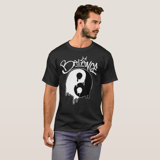 Yin and Yang Streetwear T-shirt (Voorkant volledig)