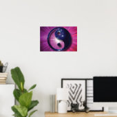 Yin and Yang Universe Print (Thuiskantoor)