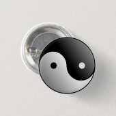 Yin en Yan Button (Voorkant /achterkant)