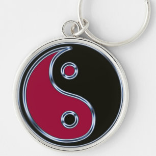 Yin en Yang 1 Sleutelhanger