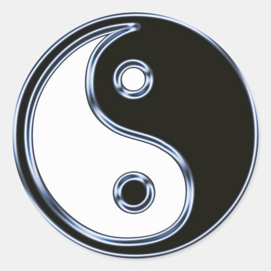 Yin en Yang 2 Sticker (Voorkant)