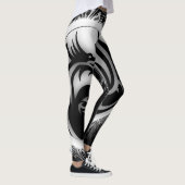 Yin en Yang Asian Dragons Leggings (Rechts)