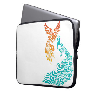 Yin en Yang - Brand en water Laptop Sleeve