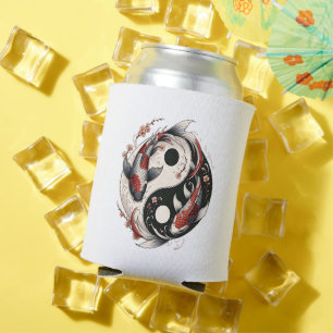 Yin en Yang Japanse Koi Vis Blikjeskoeler