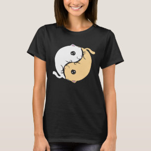 Yin En Yang Katten Op Poesdag T-shirt