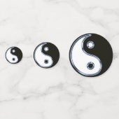 Yin en Yang Medallion Confetti (Voorkanten)