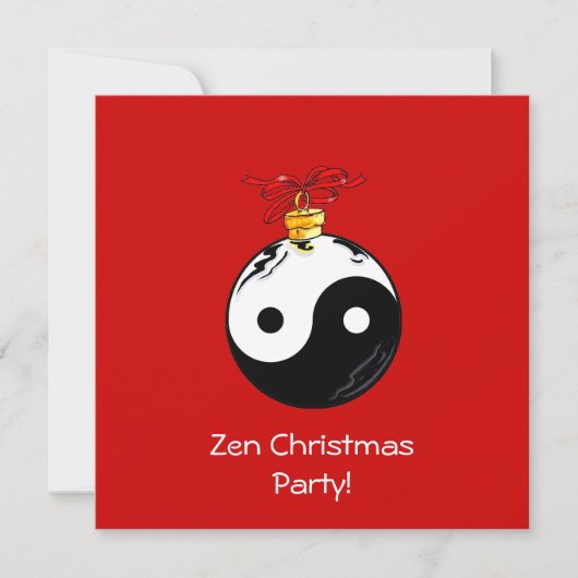 Yin en Yang Ornament Kaart (Voorkant)