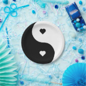 YIN EN YANG PAPIEREN BORDJE (Feest)