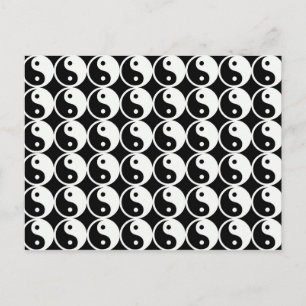 Yin en Yang Pattern Briefkaart