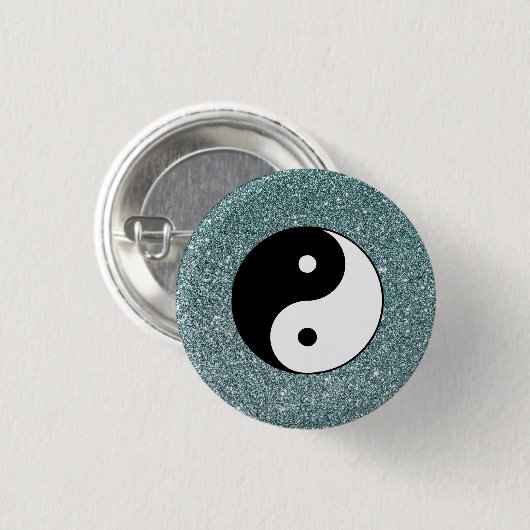 Yin en Yang Ronde Button 3,2 Cm (Voorkant /achterkant)