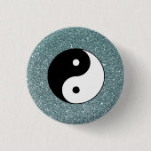 Yin en Yang Ronde Button 3,2 Cm (Voorkant)