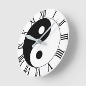 YIN EN YANG RONDE KLOK (Hoek)