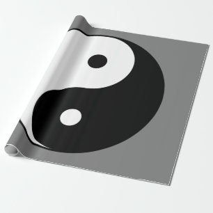 Yin en Yang Symbol (Chinese Taoïstische Taijitu) Cadeaupapier