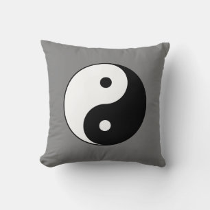 Yin en Yang Symbol (Chinese Taoïstische Taijitu) Kussen
