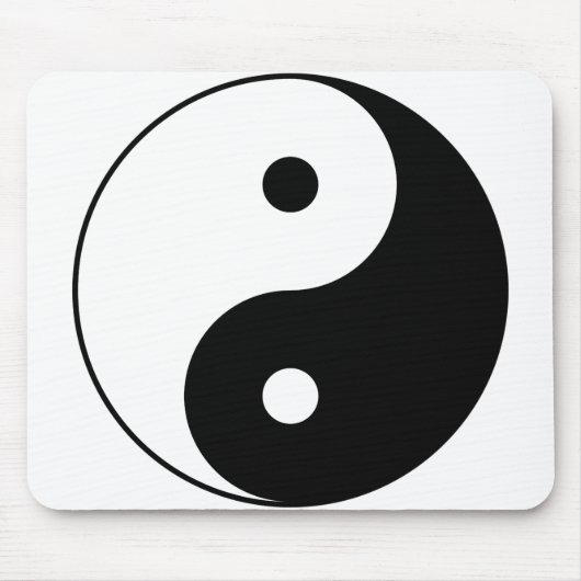 YIN EN YANG-symbool Muismat (Voorkant)