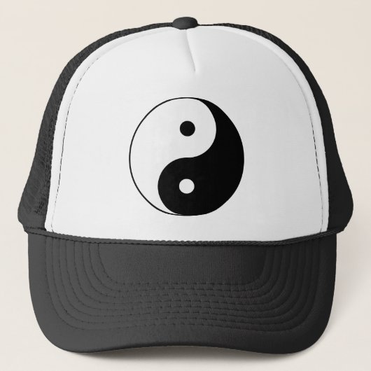 YIN EN YANG-symbool Trucker Pet (Voorkant)
