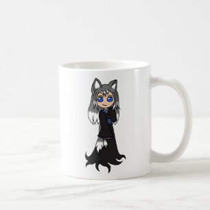 Yin en Yang The Fox Girls (Kitsune) Koffiemok