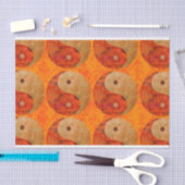 Yin en Yang Tissuepapier (Craft)