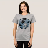 Yin en Yang Tri-Blend Shirt (Voorkant volledig)