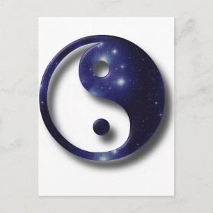 Yin en Yang Universe Symbol Briefkaart