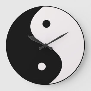 Yin en Yang Wall Clock Grote Klok