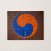 Yin en Yang, Zuid-Korea Legpuzzel (Horizontaal)