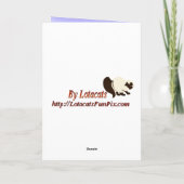 Yin et Yang dans la carte de rose chaud de (Dos)