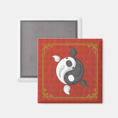 Yin et Yang le aimant de Koi (Recto/Verso)