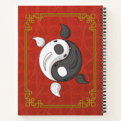 Yin et Yang le Carnet de la spirale de Koi (Dos)