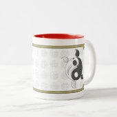 Yin et Yang le Koi Mug (Devant droit)