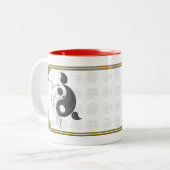 Yin et Yang le Koi Mug (Devant gauche)