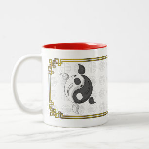 Yin et Yang le Koi Mug