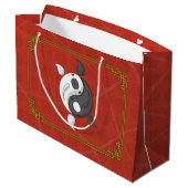 Yin et Yang le sac cadeau Koi (Dos Angle)