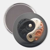 Yin et yang Magnet (Recto/Verso)