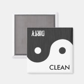 Yin et Yang Nettoyant / Aimant à lave-vaisselle (Recto/Verso)