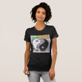 Yin Meets Yang Zen Funny T-shirt (Voorkant volledig)